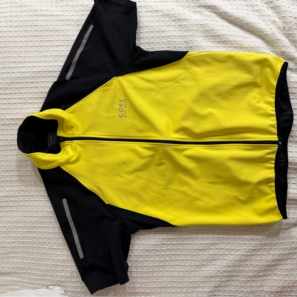 Gore Bike Wear Yellow and Black Cycling Jersey